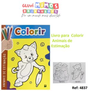Livro para  Colorir -  Animais de Estimação0