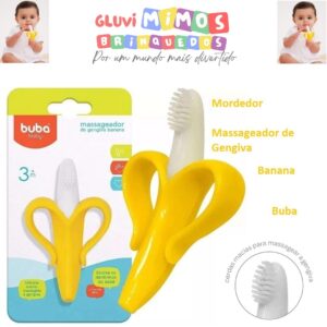 Mordedor e Massageador de Gengiva Banana – Buba