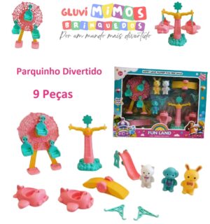 Parque Parquinho De diversão  - 9 Peças
