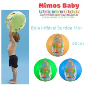 Bola Inflável 40cm Sortida Mor