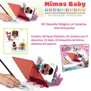 Kit Desenho Mágico Lol Surprise - Elka Brinquedos