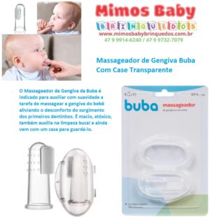 Massageador de Gengiva Buba Com Case Transparente