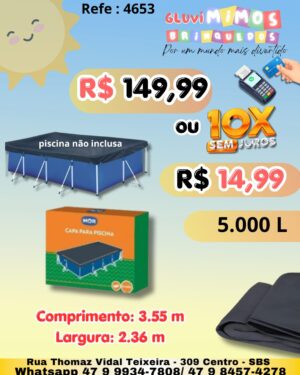 Capa para Piscina Premium 5.000 Litros