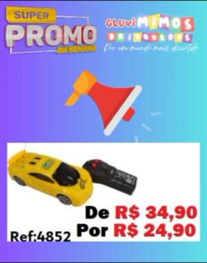 Carro de Controle Remoto 2 Funções  - Cores Sortidas - Sem Fio