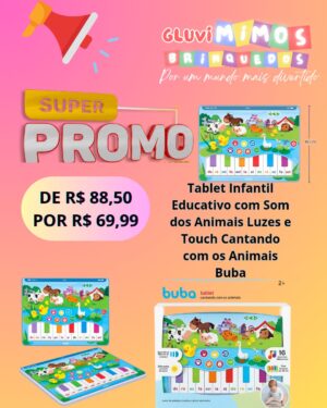 TABLET CANTANDO COM OS ANIMAIS - Buba