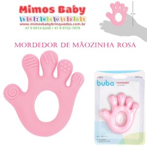 Mordedor De Mãozinha Rosa
