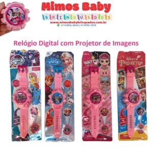 Relógio Digital com Projetor de Imagens  - Infantil