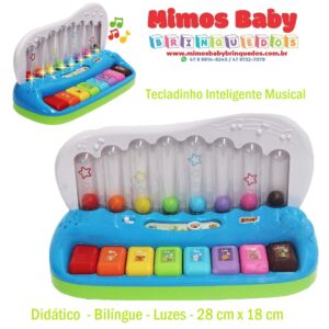 Tecladinho Inteligente Musical Didático Bilíngue - Zoop Toys