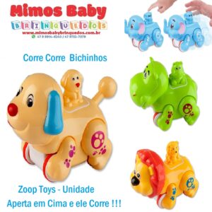 Corre Corre  Bichinhos - Zoop Toys - Unidade - Aperta em Cima e ele Corre !!!