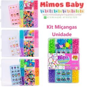 Kit Miçangas Monta Pulseiras Biju Collection Kit Pocket Plus - Dm Toys