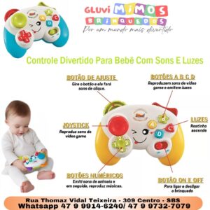 Controle Divertido - Zoop Toys - Som e Luzes