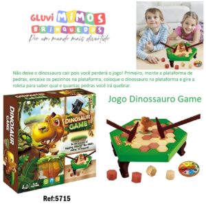Jogo de Armadilha Dino Game - Braskit