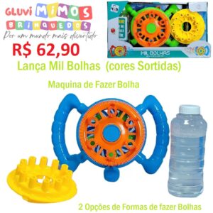 Lança Mil Bolhas 2 Formas de fazer Bolhas - PICA PAU