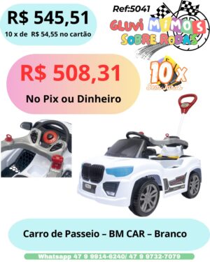 Carro de Passeio - BM CAR – Branco