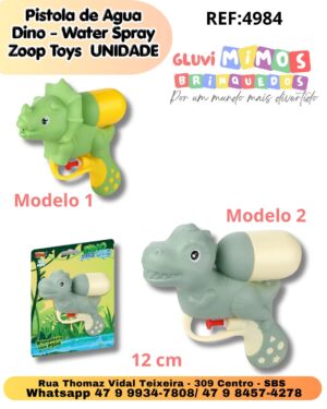 Pistola de Agua - Lança Água Dino Water Spray - Zoop Toys - UNIDADE