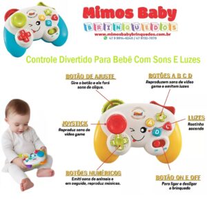 Controle Divertido - Zoop Toys - Som e Luzes