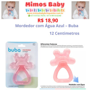 Mordedor com Água Rosa Buba - 12 Centimetros
