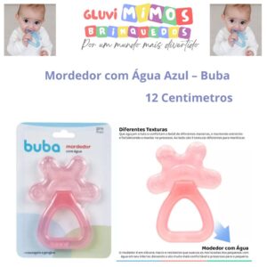 Mordedor com Água Rosa Buba - 12 Centimetros