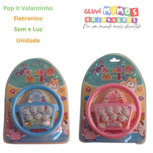 Pop It Eletrônico  Volante com som e luz - Unidade