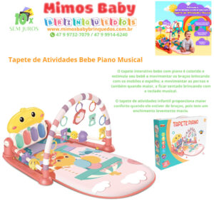 Tapete de Atividades Bebe Piano Musical Zoop Toys