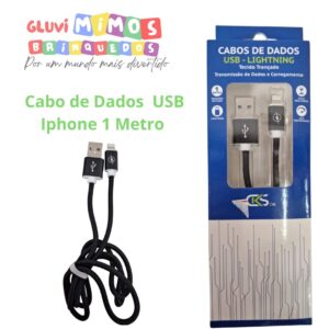 Cabo de Dados  USB Iphone 1 Metro