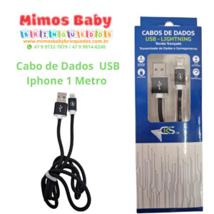 Cabo de Dados  USB Iphone 1 Metro