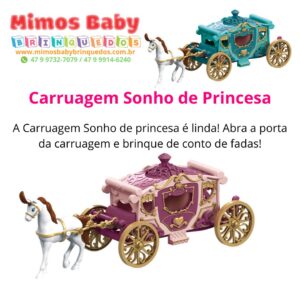 Carruagem Sonho de Princesa - 18 Centimetros