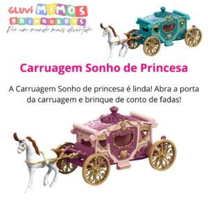 Carruagem Sonho de Princesa - 18 Centimetros