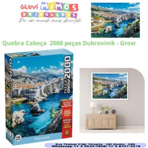 Quebra Cabeça  2000 peças Dubrovinik - Grow