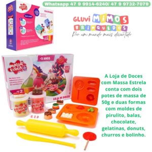 Conjunto Massinha - Loja de Doces Com Massa Estrela