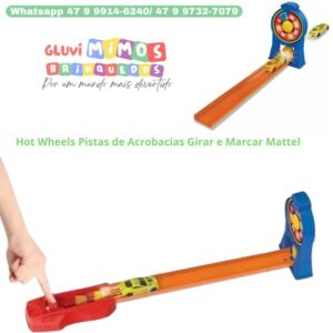 Hot Wheels Pistas de Acrobacias Girar e Marcar Mattel