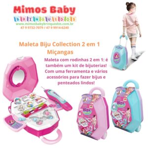 Maleta Biju Collection 2 em 1 - Miçangas