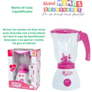 Brinquedo Mania De Casa Liquidificador - Com movimento
