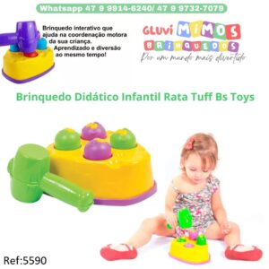 Brinquedo Didático Infantil Rata Tuff Bs Toys