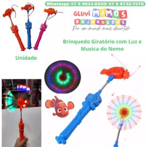 Brinquedo Giratório com Luz e Musica do Nemo