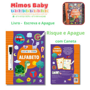Livro -  Escreva e Apague - com Caneta - Risque e Apague