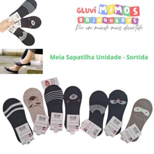 Meia Sapatilha Unidade - Sortida