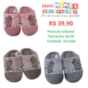 Pantufa Infantil  Tamanho 28-29  Unidade  Sortido