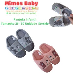 Pantufa Infantil   Tamanho 29-30  Unidade  Sortido