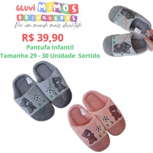 Pantufa Infantil   Tamanho 29-30  Unidade  Sortido
