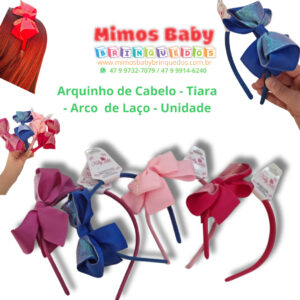 Arquinho de Cabelo - Tiara - Arco  de Laço - Unidade