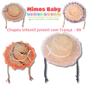 Chapéu infantil Juvenil com Trança  - R9