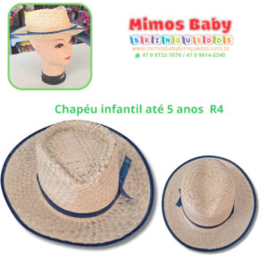 Chapéu infantil até 5 anos  R4