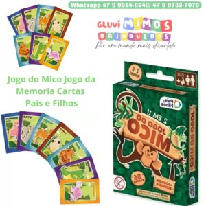 Jogo do Mico Jogo da Memoria Cartas  Pais e Filhos