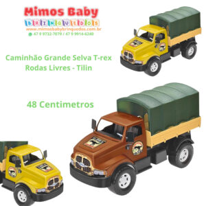 Caminhão Grande Selva T-rex Rodas Livres  - Tilin