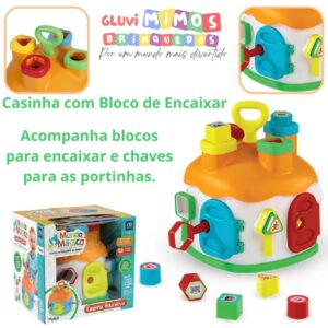 Casinha Infantil Bloco de Encaixar Homeplay