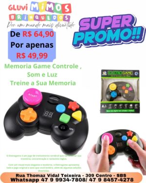 Memoria Game Controle , Som e Luz - Treine a Sua Memoria