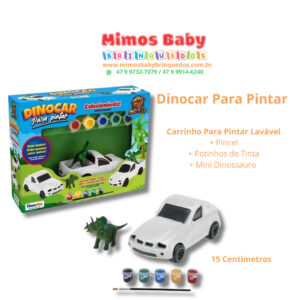 Dinocar Para Pintar  Carrinho Para Pintar Lavável