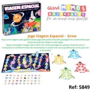 Jogo Viagem Espacial -  Grow