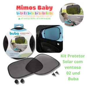 Kit Protetor Solar com ventosa  02 und  Buba